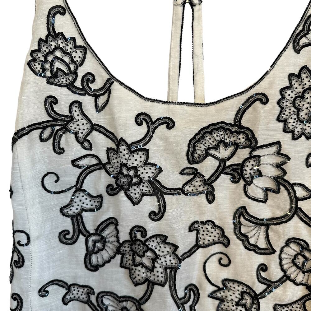 Armani Collezioni Black and White Floral Top - Picture 3 of 13